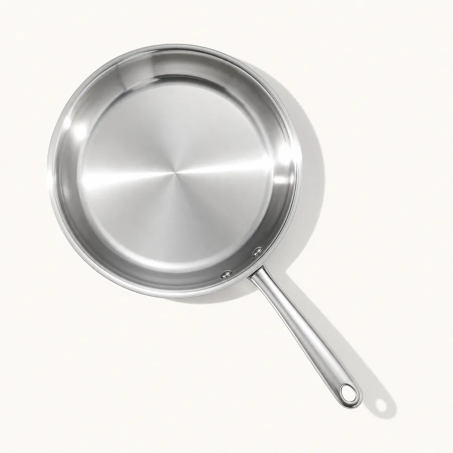 5-ply stainless clad frying pan